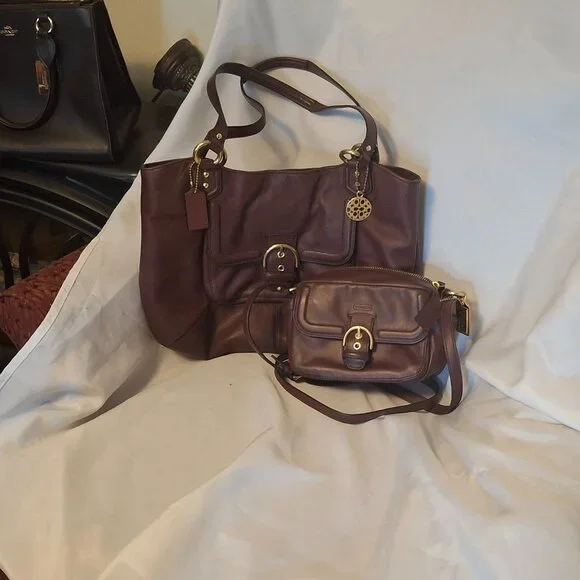 Coach Campbell Camera Bag and Tote Oxblood/Burgundy - EXC!!